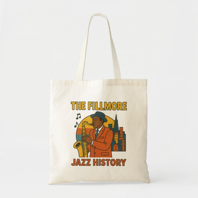 Fillmore Jazz.Tote Bag Tragetasche (Vorne)