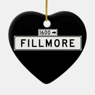 Fillmore-St., San Francisco Straßenschild Keramikornament