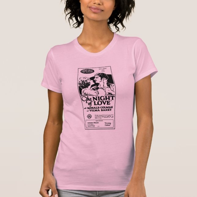 Film-Anzeige Shirt 1927 Ronald Colman Vilma Banky (Vorderseite)