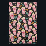 Film Buffs Popcorn und Filmnacht Geschirrtuch<br><div class="desc">Dekorieren Sie Ihre Küche mit diesem lustigen Film popcorn Muster Handtuch. Ein tolles Geschenk für Filmfans und Popcorn-Fans! Karo in meinem Shop für viel mehr Farben und Muster!</div>