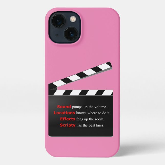 Film-Crew SOUND dann AUF dem Fall iPhone Hülle (Rückseite)