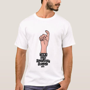 Film d'amitié le T-shirt drôle brillant pour