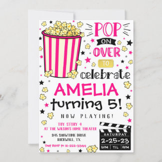 Film Einladung Film Geburtstagsparty Theater