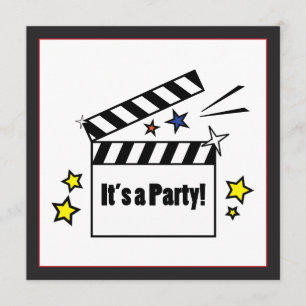 Film-Geburtstags-Party Einladung