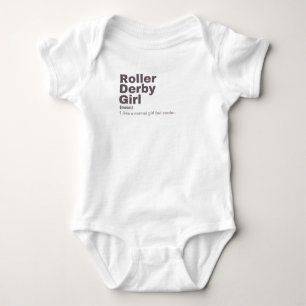Film Girl - Roller Derby Baby Strampler