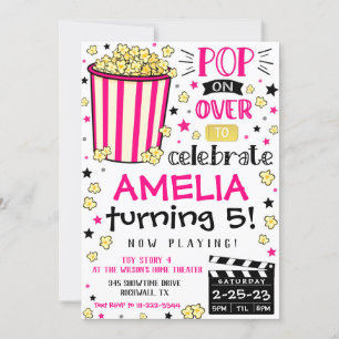 Film Invitation Film Anniversaire Fête Théâtre