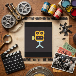 Film Kamera Icon Minimale Film Ausrüstung Karte