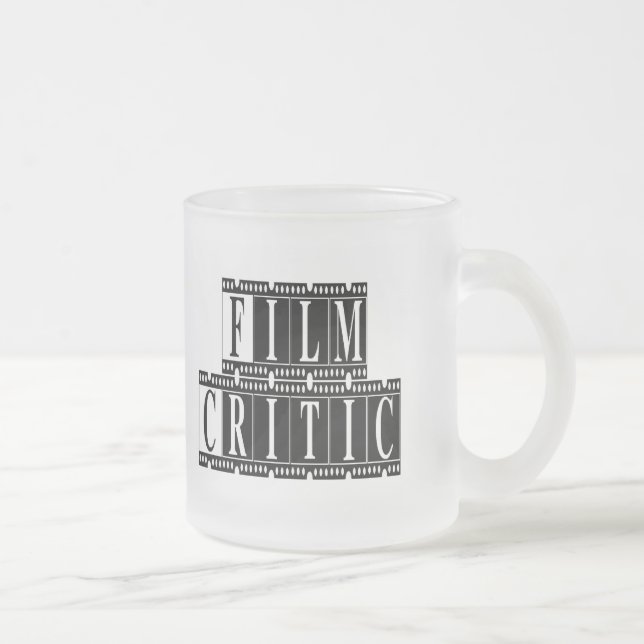 Film Kritische T - Shirt und Geschenke. Mattglastasse (Rechts)