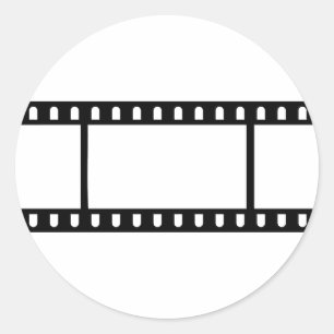 Film-leichter Schlag Runder Aufkleber