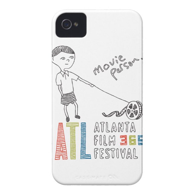Film-Leute der Kredit-Karte-haltene iPhone4 Case-Mate iPhone Hülle (Rückseite)