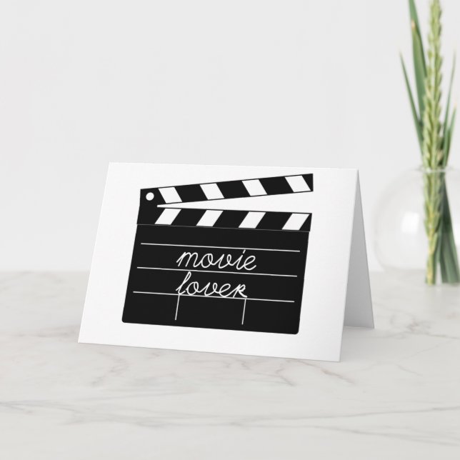 Film-Liebhaber-T-Shirt Karte (Vorderseite)