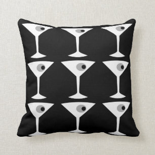 Film Noir ein anderes Martini-Wurfs-Kissen Kissen