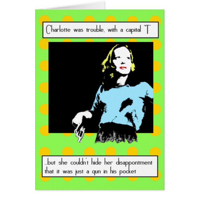 Film Noir : Fille avec l'arme à feu (art de bruit) (Devant)