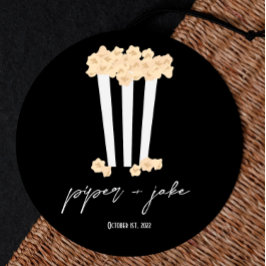 Film Noir - Schwarz - Paare MultiUse Gefälligkeits Runder Aufkleber