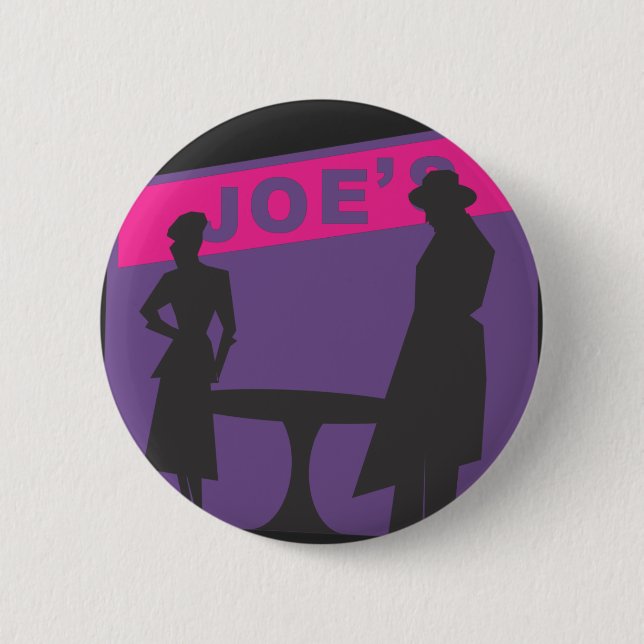 Film-Noir Szene Button (Vorderseite)
