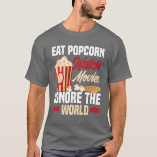 Film Popcorn Filmfreunde T-Shirt