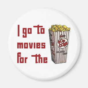 Film-Popcorn Magnet