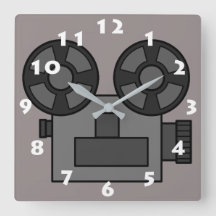 FILM PROJECTOR WITH WHITE NUMBERS