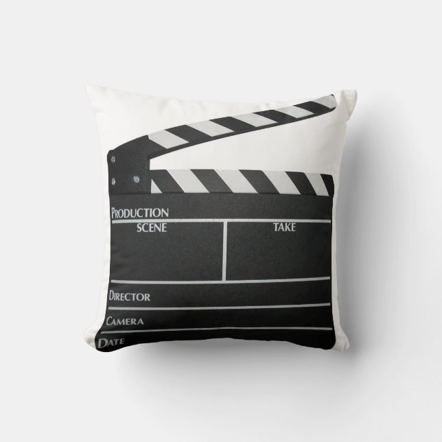 Film-Schindel-Film-Filmemacher-Wurfs-Kissen Kissen (Vorderseite)