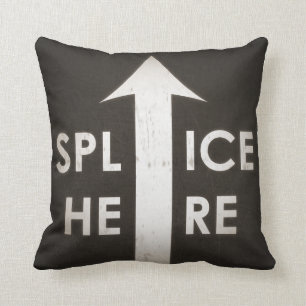 Film-Spleiß hier Pillow Kissen