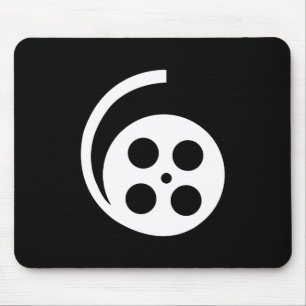 Film-Spulen-Piktogramm Mousepad