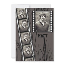 Film-Streifen-Foto-Platten-Abschluss-Mitteilung