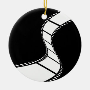 Film-Streifen Keramik Ornament
