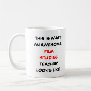 film studies teacher, awesome kaffeetasse