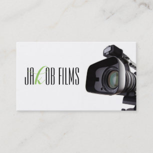 Film-Videokamera-Filmregisseur-Filmen Visitenkarte