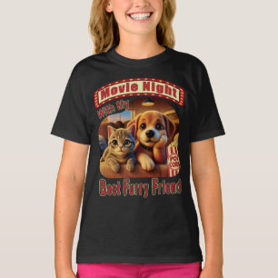 Filmabend - Beste Furry Friend - Niedliche Katze & T-Shirt