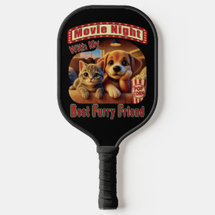 Filmabend - Bester pelziger Freund - Süße Katze &  Pickleball Schläger