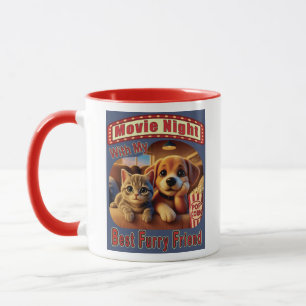 Filmabend - Bester pelziger Freund - Süße Katze &  Tasse