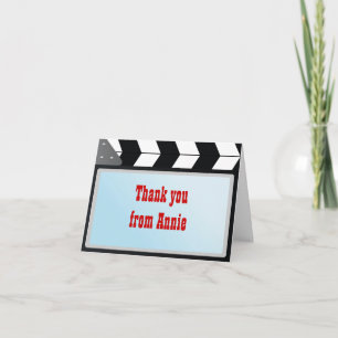Filmabend Geburtstagsparty Danke Note Card