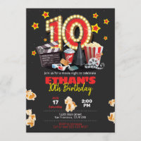 Filmabend, Theater - Einladung zum 10. Geburtstag