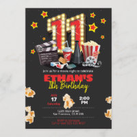 Filmabend, Theater - Einladung zum 11. Geburtstag