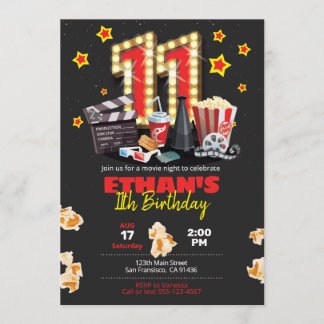 Filmabend, Theater - Einladung zum 11. Geburtstag