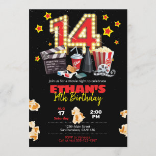 Filmabend, Theater - Einladung zum 14. Geburtstag