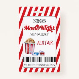 Filmabend VIP Guest Lanyard, Cinema Lanyard, Bad Ausweis