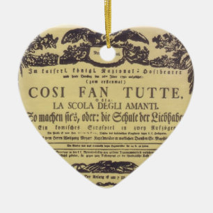 Filmante von Wolfgang Amadeus Mozart shabby - Cosi Keramik Ornament