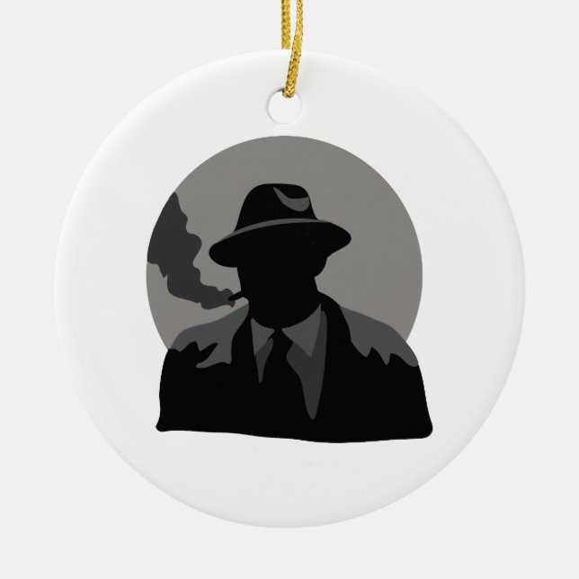 Filmdetektiv Keramik Ornament (Vorne)
