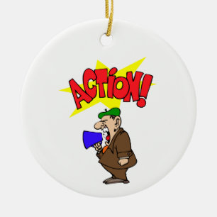 Filmdirektor Keramik Ornament