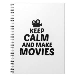 FILME BEHIELT CALM UND MACHEN NOTIZBLOCK