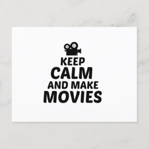 FILME BEHIELT CALM UND MACHEN POSTKARTE