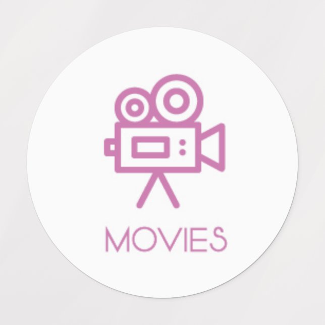 Filme/Kinoplaner Sticker / Organisator (Design 1)