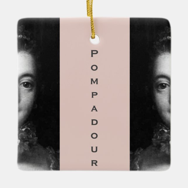 Filme Madame de Pompadour Keramikornament (Vorderseite)