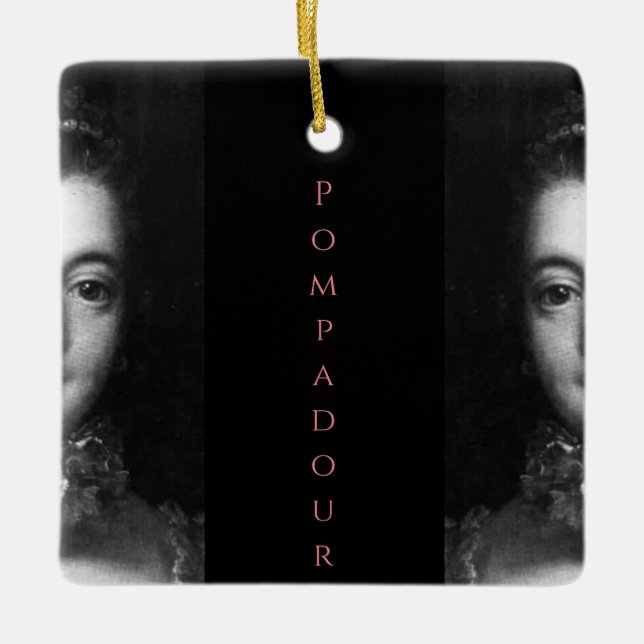 Filme Madame de Pompadour Keramikornament (Vorderseite)