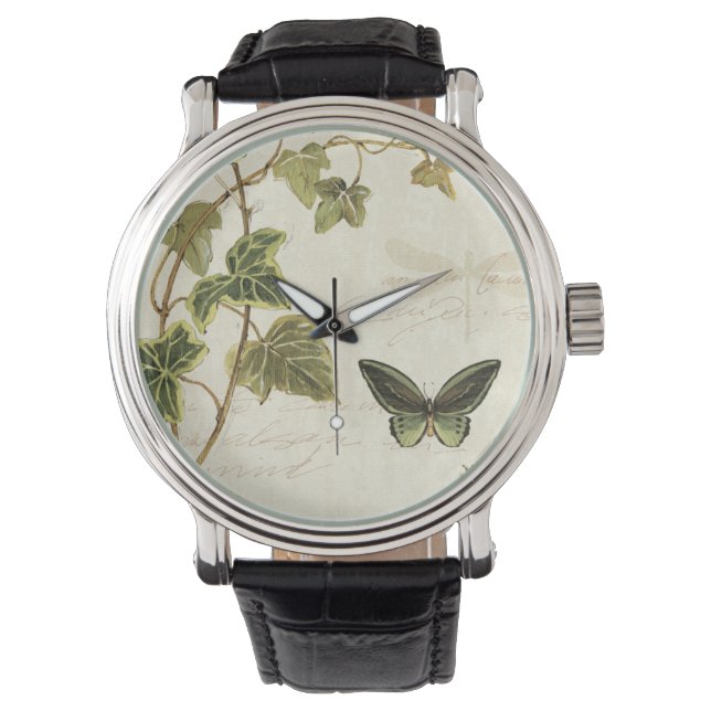 Filme und Schmetterlinge Armbanduhr (Vorderseite)