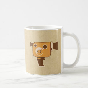 Filmemacher-Film-Kamera Kaffeetasse