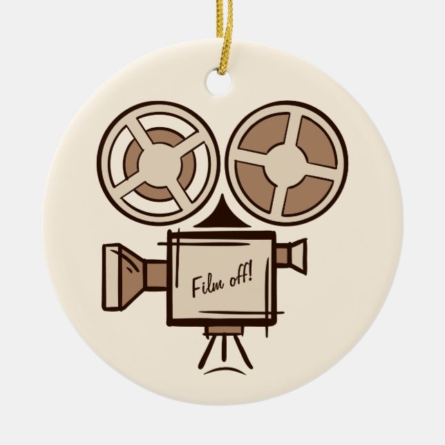 Filmemacher, Filmproduzent, Regisseur, Schauspiele Keramik Ornament (Vorne)