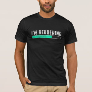 Filmemacher für Videofilme von Funny Rendering T-Shirt